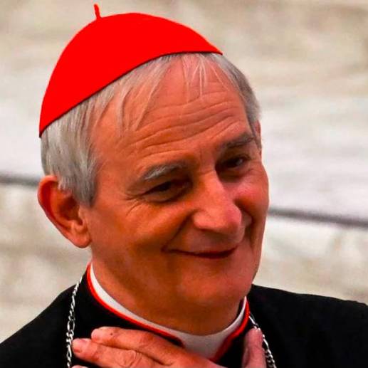 Papa Francisco envió a Ucrania al cardenal Zupppi, reconocido al interior de la iglesia por su labor diplomática. Foto: AFP. 