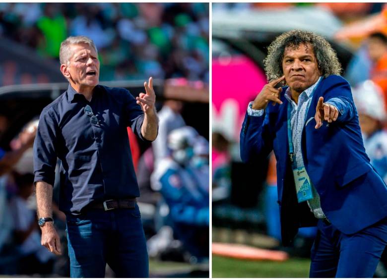 Los técnicos Paulo Autuori y Alberto Gamero se vuelven a enfrentar, esta vez en el Atanasio. FOTOS JUAN ANTONIO SÁNCHEZ