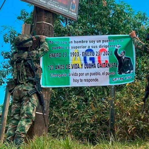 Imagen de referencia de las AGC, Clan del Golfo. FOTO: CORTESÍA
