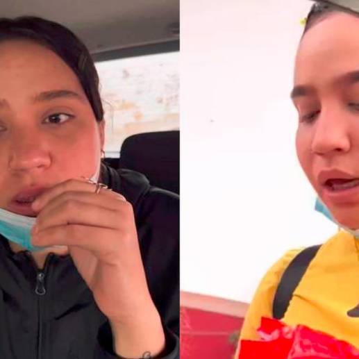 Vende dulces para sobrevivir y ha creado una cuenta de TikTok para promocionarlos por ese canal. Foto: Pantallazos videos TikTok. 