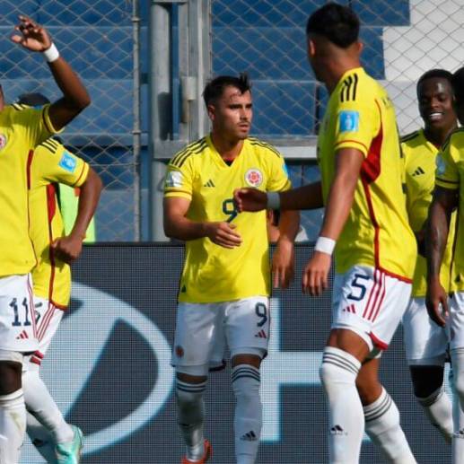 Colombia avanzó a los cuartos de final del Mundial Sub-20. FOTO AFP