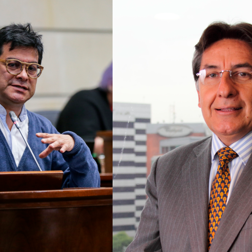 Danilo Rueda habría sido facilitador de una reunión del Clan del Golfo con el ELN, denunció el exfiscal Néstor Humberto Martínez. FOTOS: COLPRENSA. 