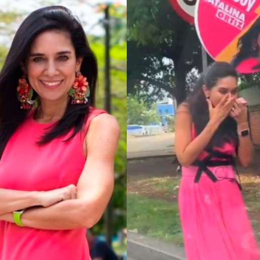 El señalado agresor resultó ser un actor de una agencia de publicidad que ha trabajado con Catalina Ortiz. FOTOS TWITTER CATALINA ORTIZ Y CAPTURA DE PANTALLA