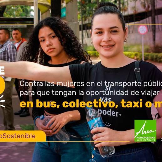 Esta es una de las imágenes de la campaña. Foto: Cortesía Área Metropolitana. 
