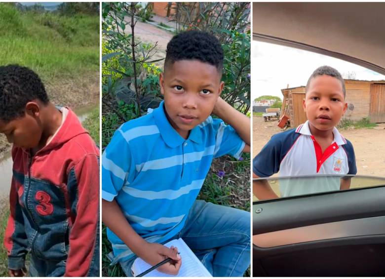 Los videos en los que el niño es protagonista los subió el creador de contenido conocido como “Juan te ayuda”. FOTOS: TOMADAS DE REDES SOCIALES 
