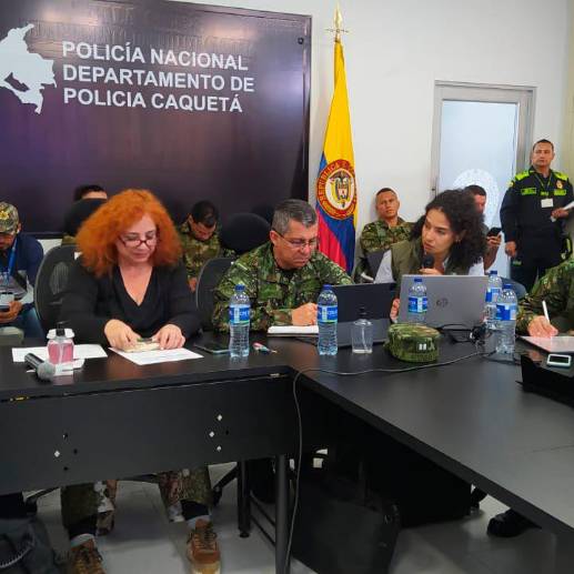 En la mañana de este domingo se realizó un consejo de seguridad extraordinario para tratar el asesinato de los cuatro menores de edad y establecer la ruta que permita esclarecer lo sucedido. FOTO Cortesía
