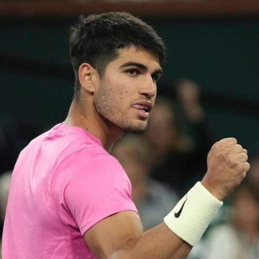 Carlos Alcaraz actualmente es segundo en el ranking ATP. FOTO TWITTER @MundoDeTenis
