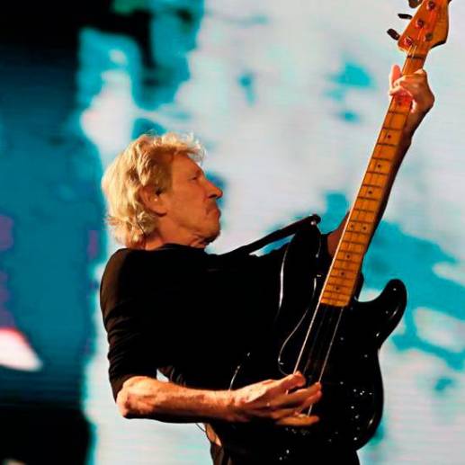 El líder de la mítica Pink Floyd está en su gira de despedida y no se cansa de provocar debates a su paso. Foto: Efe.