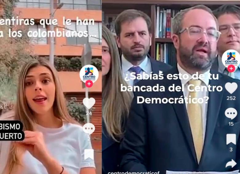 Los videos que difunde el partido en sus redes oficiales ahora llevan la música de las tendencias y tienen un lenguaje más laxo FOTOS CAPTURAS DE VIDEOS