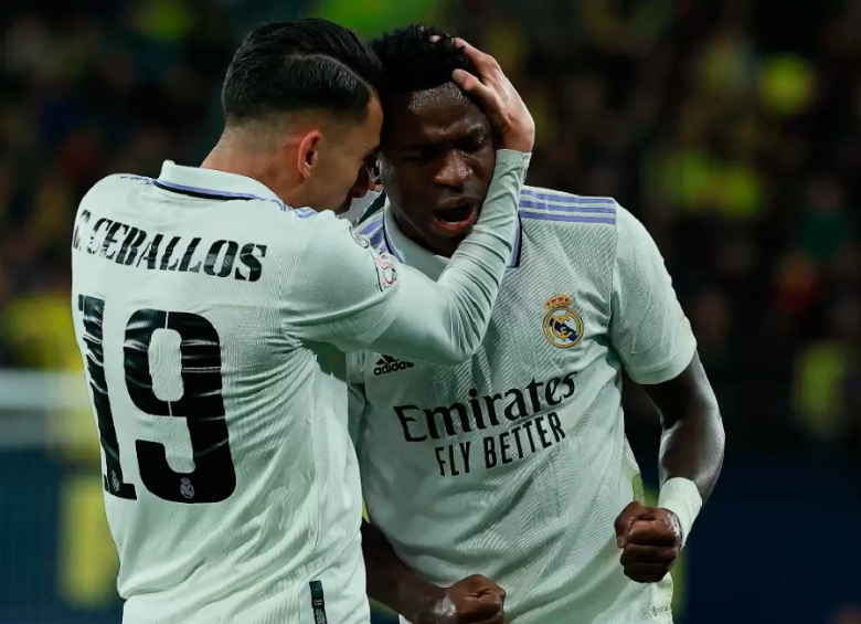 Vinicius Jr ya ha sido víctima de racismo por parte de los seguidores del Atlético de Madrid. FOTO EFE