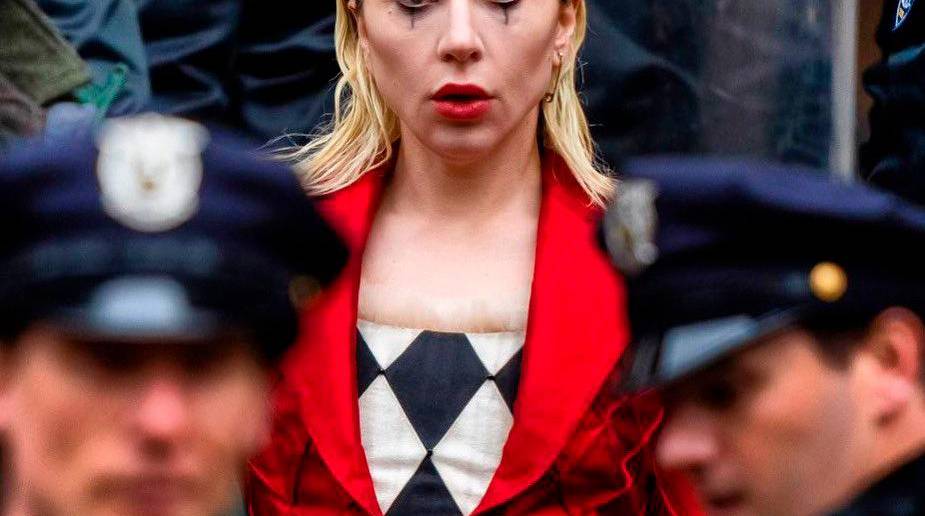 Imagen de Lady Gaga como Harley Quinn para la cinta The Joker 2. FOTO Tomada de Twitter, 