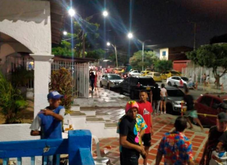 Los hechos ocurrieron sobre las 9:30 de la noche. FOTO: TOMADA DE REDES SOCIALES