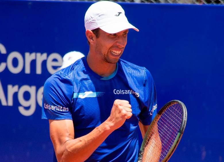 El tenista colombiano Daniel Galán. FOTO CORTESÍA FEDECOLTENIS