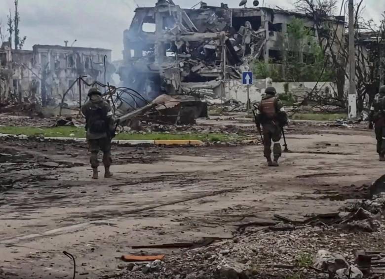 El avance ruso ha sido difícil de contener por las fuerzas ucranianas. FOTO: EFE