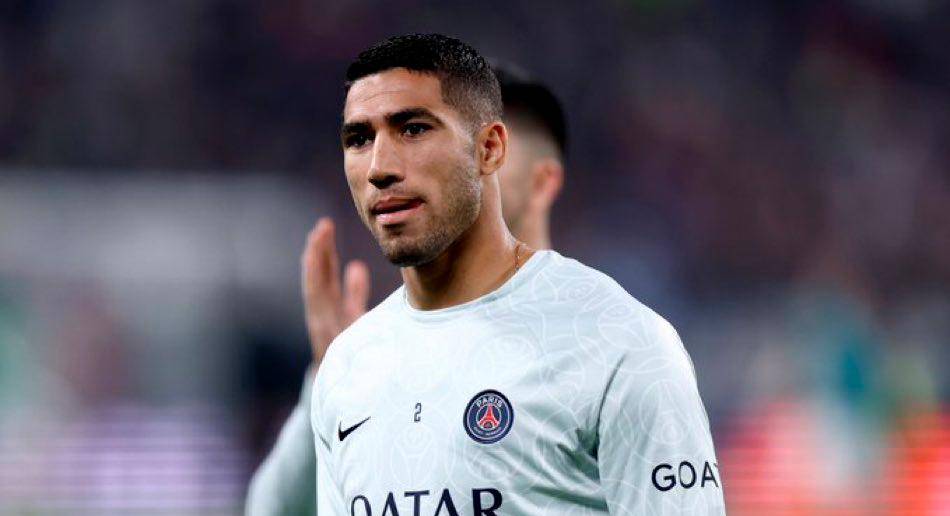 El lateral del PSG, Achraf Hakimi, fue acusado formalmente por violación FOTO GETTY
