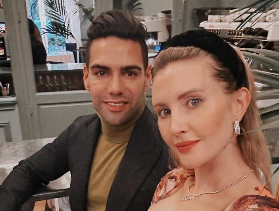 Falcao García y Lorelei Tarón se casaron en el 2007<b> </b>cuando el colombiano la “rompía” en River Plate de Argentina. FOTO: TOMADA DE INSTAGRAM @loreleitaron