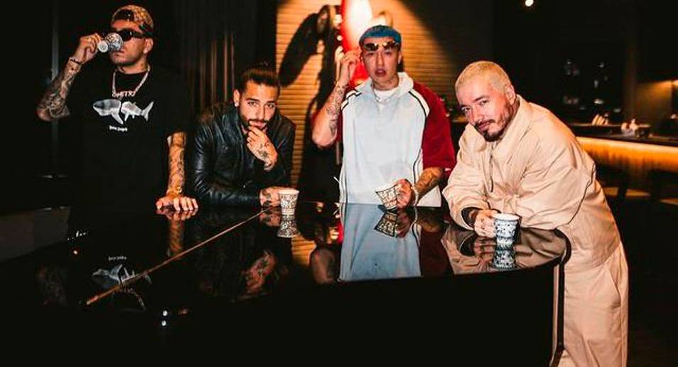 Ryan Castro y Blessd habrían saldado sus diferencias gracias a la intervención de Maluma y Balvin. Todo apunta que de este encuentro saldrá una canción. FOTO Cortesía
