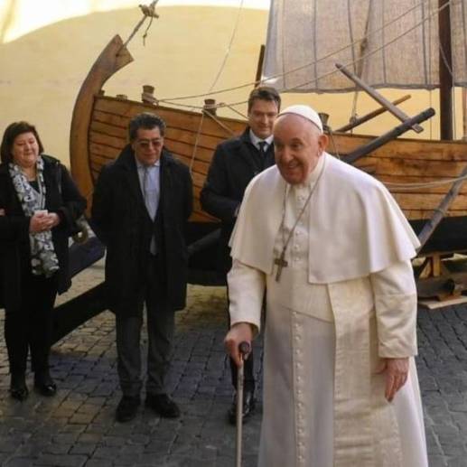 El papa Francisco salió del hospital tras ser tratado por una bronquitis. Foto: cortesía Instagram @vaticannews