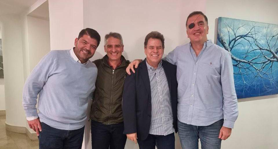 Juan Diego Gómez, Andrés Julián Rendón, Eugenio Prieto, Mauricio Tobón. Foto: Twitter. 