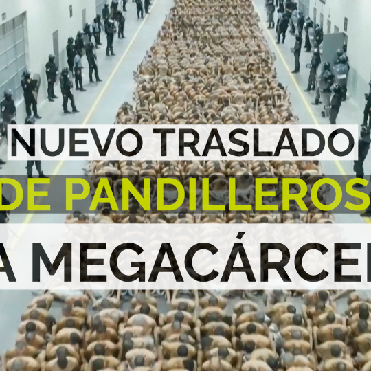 Trasladan a otros 2.000 presuntos pandilleros a megacárcel