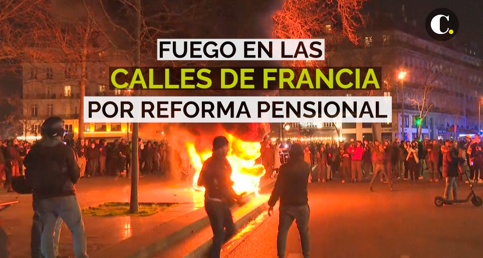 Franceses siguen protestando en las calles 