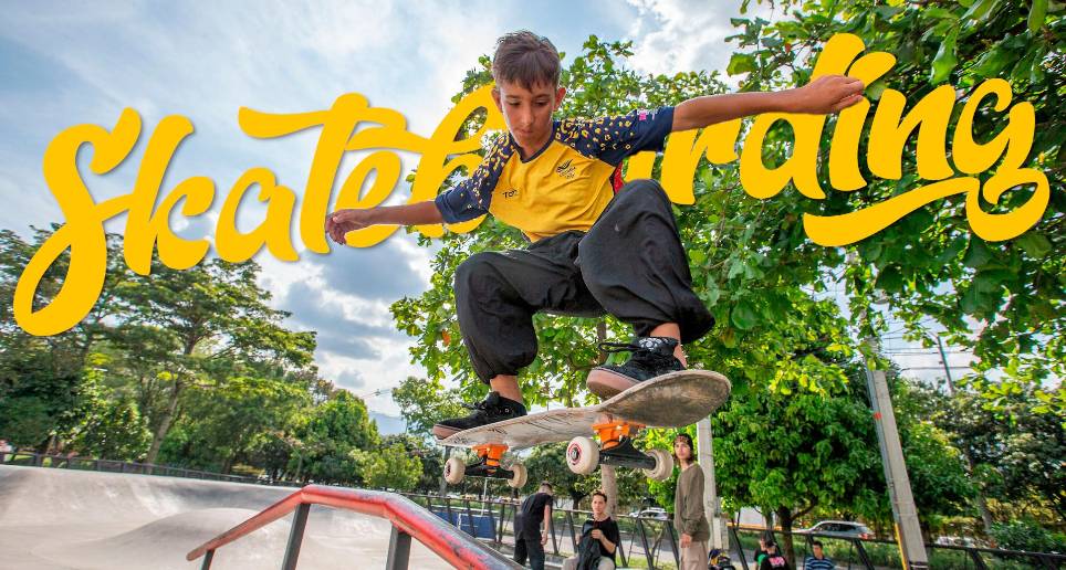 Helena y Juan Esteban, la sangre joven del skateboarding paisa