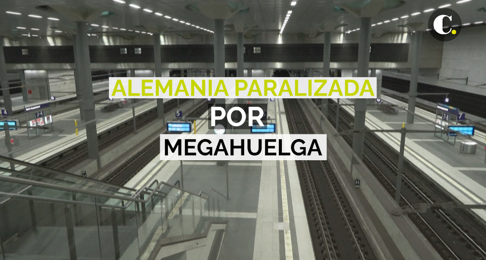 Huelga paraliza al transporte en Alemania