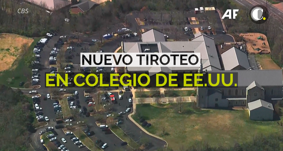Mujer protagoniza tiroteo en colegio de Estados Unidos 