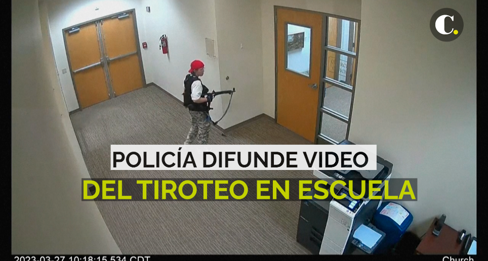 Policía difunde video del tiroteo en escuela de Estados Unidos