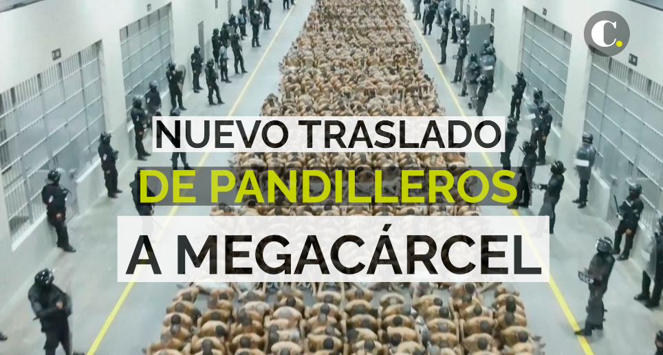 Trasladan a otros 2.000 presuntos pandilleros a megacárcel