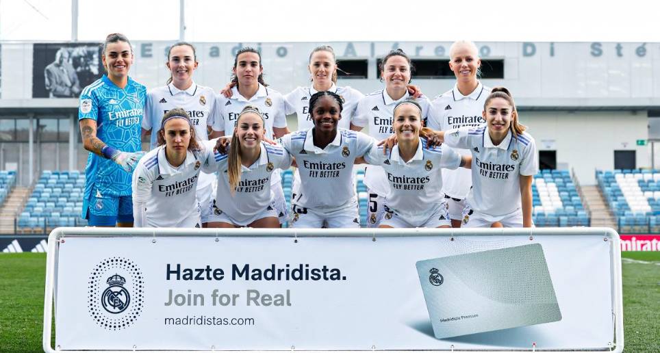 El equipo blanco va de segundo en la liga, a 10 puntos del Barcelona que es el líder. Foto: Twitter @realmadridfem