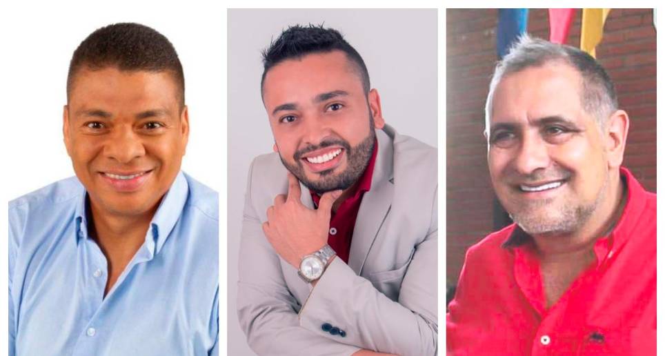 Juan Fernando Álvarez, Andrés Villa Rodríguez y Rubén Darío Quintero. FOTOS Cortesía