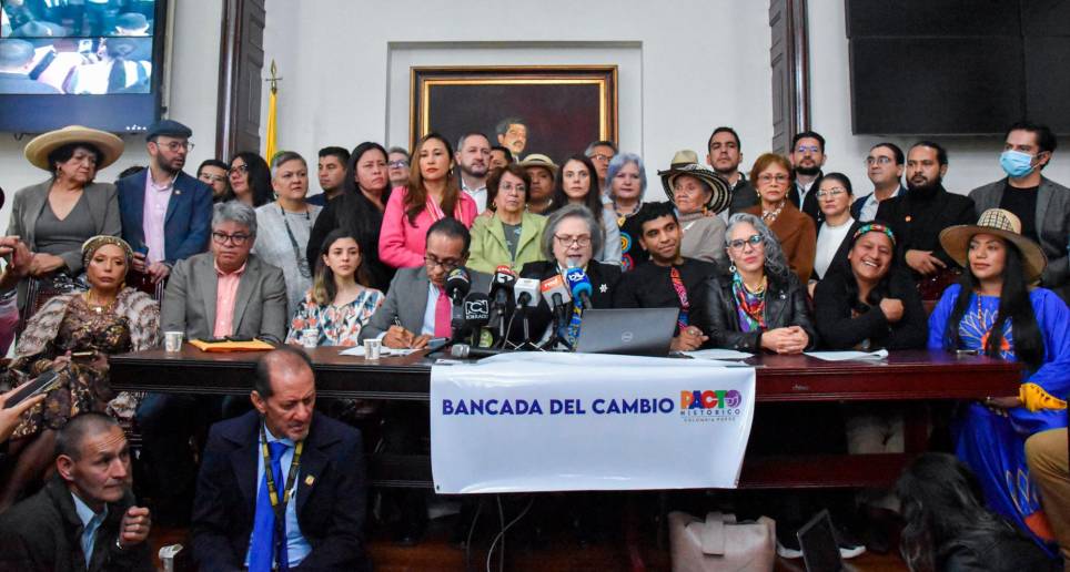 La bancada del Pacto Histórico catalogó a la procuradora Margarita Cabello como “integrante de la oposición”. FOTO CORTESÍA