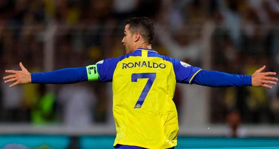 El Al Nassr empezó perdiendo el partido y remontó tras el gol de Cristiano Ronaldo. FOTO AFP