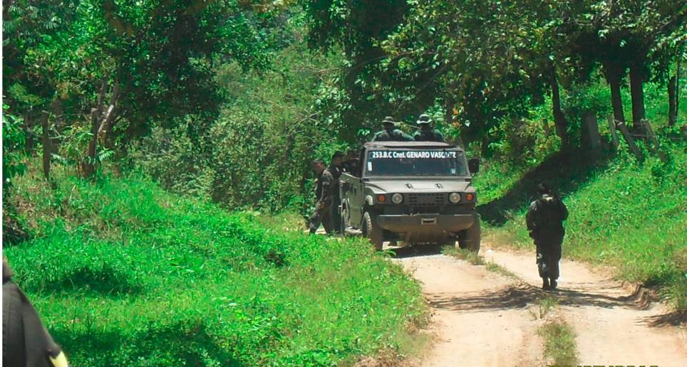 Imagen de referencia sobre la incursión de la Guardia Venezolana en territorio colombiano. 