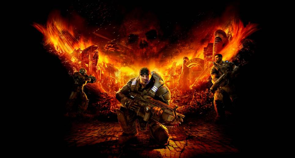 Imagen del videojuego Gears of War, disponible en Netflix. FOTO Tomada de @NetflixGeeked 