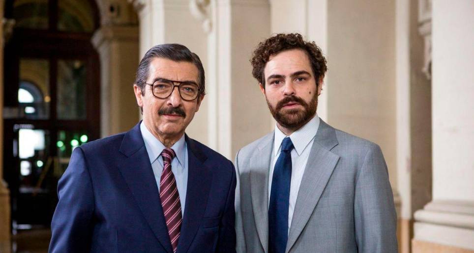 Ricardo Darín y Juan Pedro Lanzani, protagonistas de Argentina, 1985. FOTO Cortesía