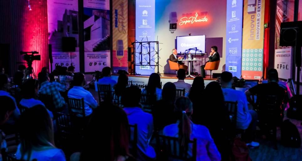 Asistentes al InnovaFest en El Colombiano, celebrado en noviembre de 2022. Foto: Jaime Pérez