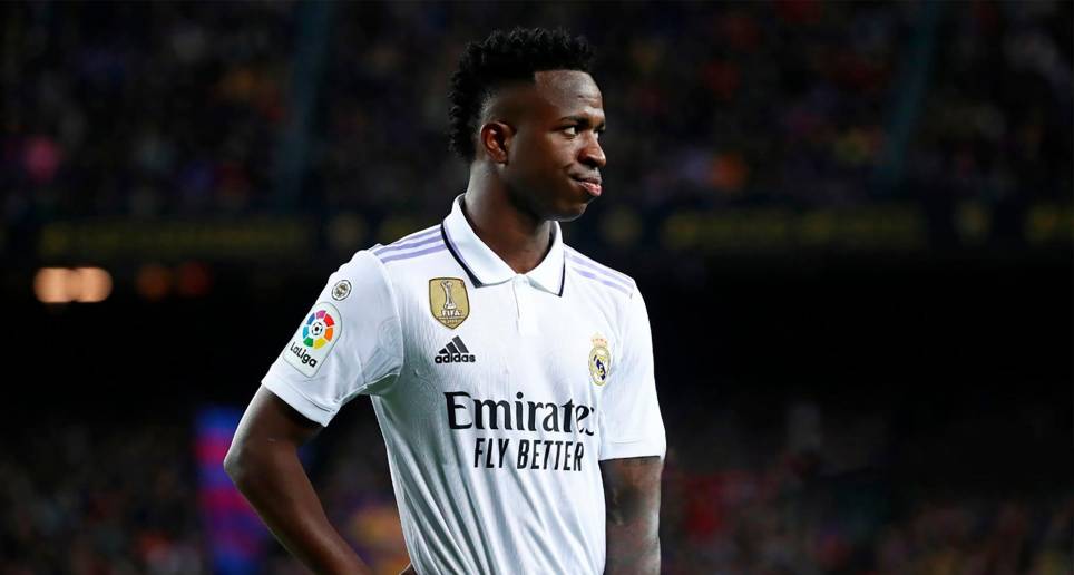 Vinicius ha sido blanco de insultos desde hace varios meses en España, pese a los esfuerzos de las autoridades por combatir el racismo. FOTO getty