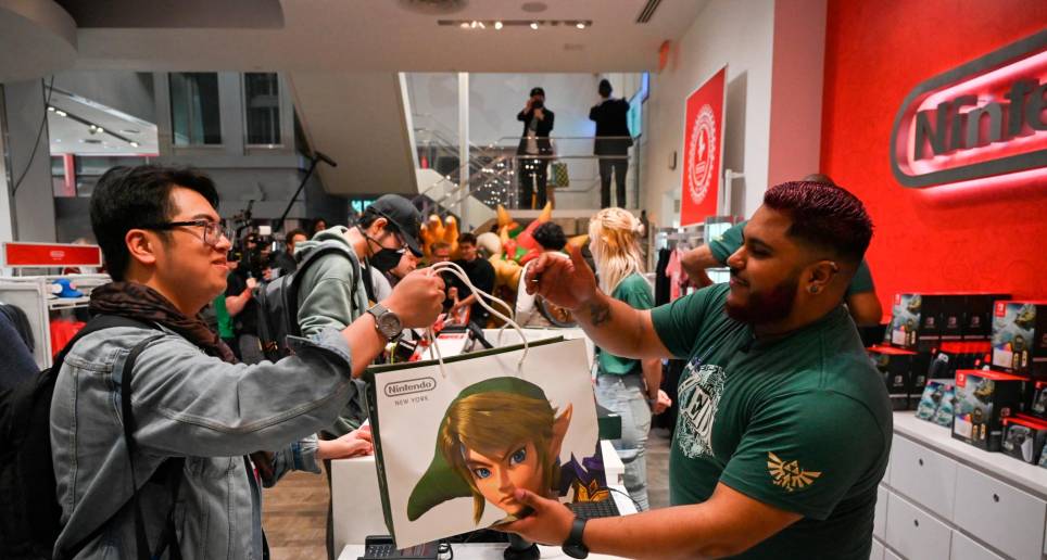 Así se ha movido la compra de este videojuego en Nueva York. FOTO AFP
