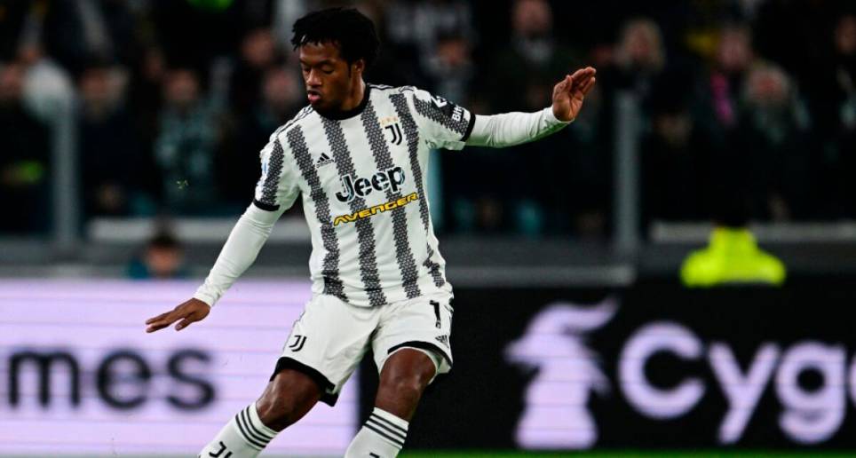 Juan Guillermo Cuadrado, de 34 años de edad, viene jugando con la Juventus desde 2015. FOTO AFP