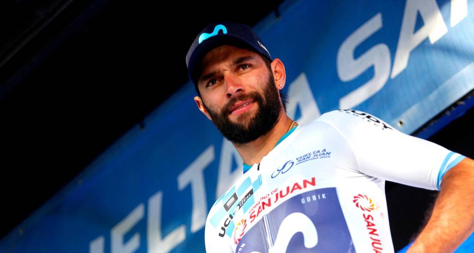 Fernando Gaviria viene de ganar etapa en la Vuelta a San Juan. FOTO: Cortesía Movistar