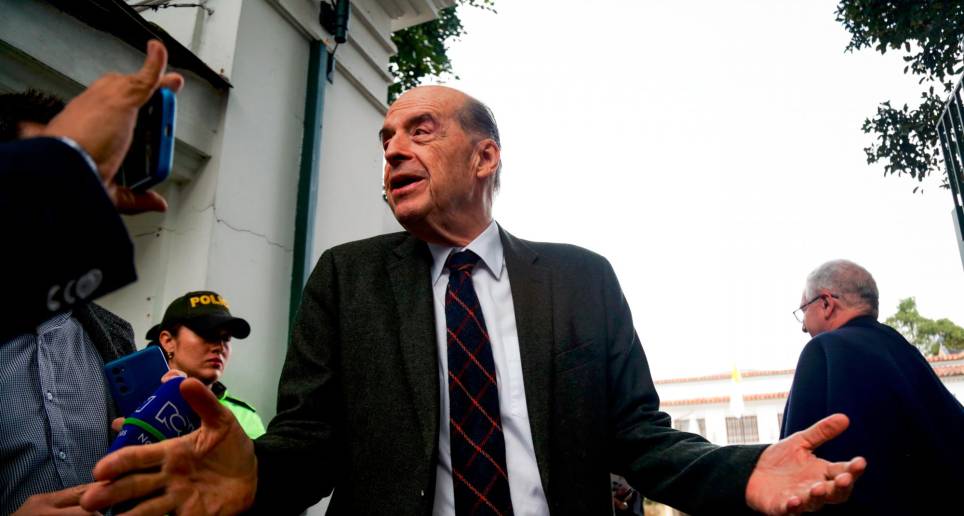El ministro de Relaciones Exteriores Álvaro Leyva. FOTO: COLPRENSA