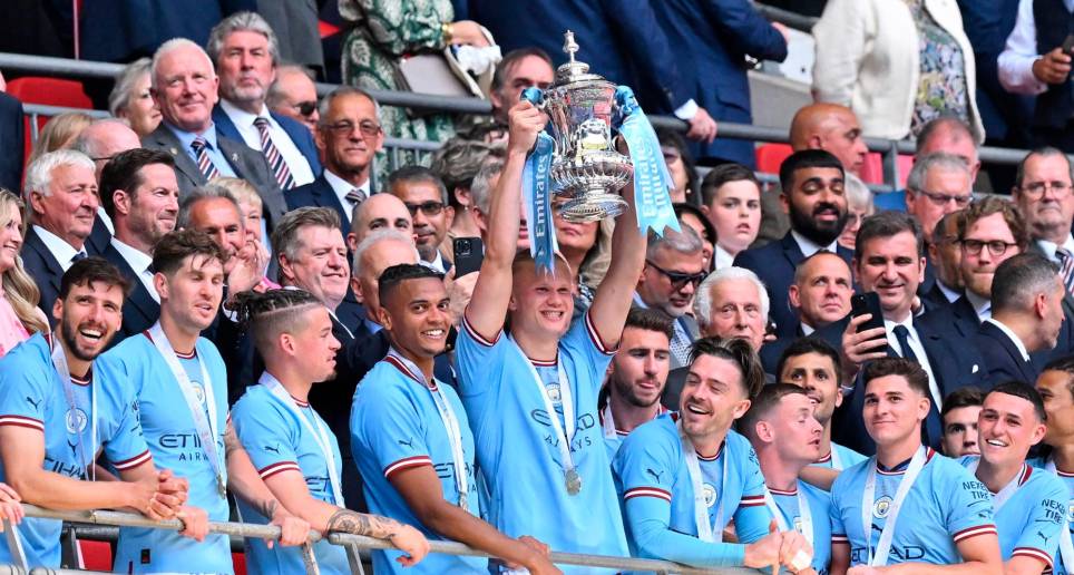 Manchester City irá por el triplete ante el Inter de Milán en la final de la Liga de Campeones. FOTO AFP