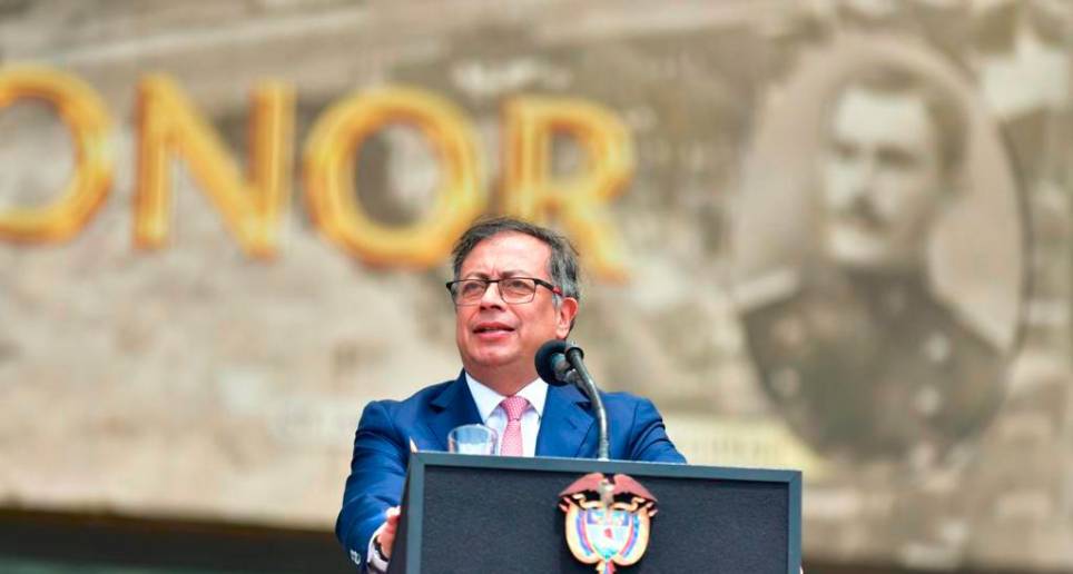 El resultado de la encuesta Invamer Colombia Opina mostró que la desaprobación del presidente, Gustavo Petro, subió para el décimo mes de su Gobierno. FOTO: Cortesía Presidencia