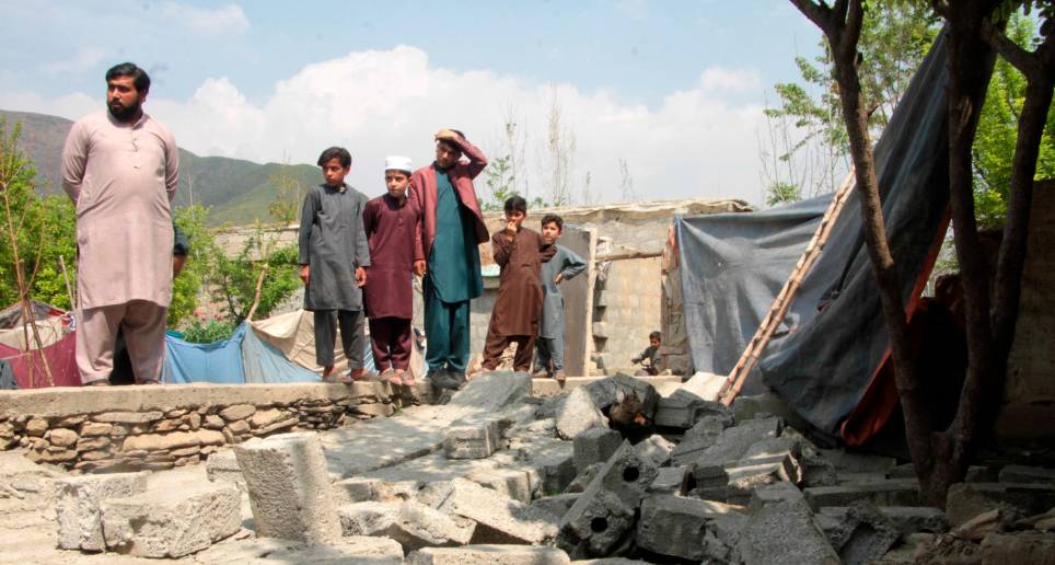 El terremoto que sacudió la zona del Hindu Kush afgano tuvo una magnitud de 6,5. FOTO: EFE