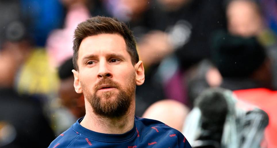 Lionel Messi sale del PSG tras dos temporadas. FOTO AFP