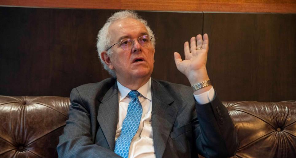 El ministro José Antonio Ocampo dijo que Colombia tiene un sistema financiero muy sólido, con muy altos estándares. Foto: Carlos Velásquez.