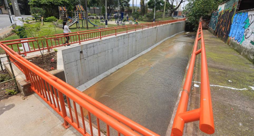 Las obras comprenden la construcción de un box coulvert y un muro de contención. FOTO: Cortesía.