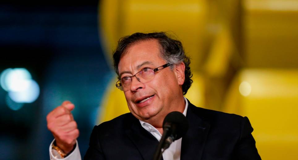 El presidente Gustavo Petro arreció contra los opositores a las reformas laboral y salud, así como contra el alza de tasas de interés del Banco de la República y el Comité Autónomo de la Regla Fiscal. FOTO Colprensa